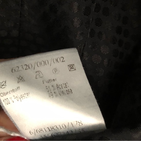 Rene Lezard Black Taffeta Fitted Blazer - Picture 11 of 16